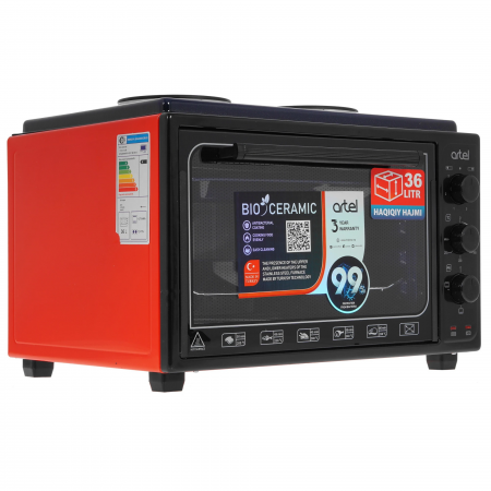 Мини-печь Artel MD 3614 E красный