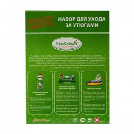 Набор для ухода за утюгами Eco&clean WP-051 зеленый Набор для ухода за утюгами Eco&clean WP-051 зеленый
