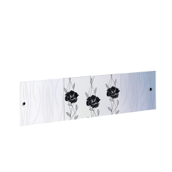 Экран под ванну Оптима Decor 042 вьюн черный
