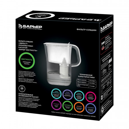 Фильтр-кувшин БАРЬЕР Стайл XL (В775Р00) черный