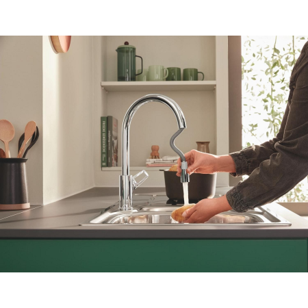 Смеситель Grohe BauLoop (30543000) серебристый