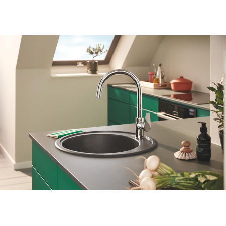 Смеситель GROHE BauEdge (30536000) серебристый