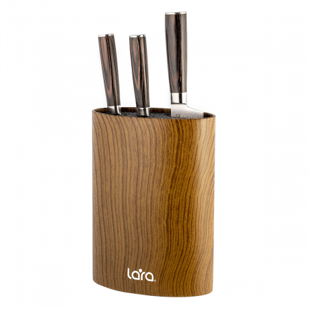 Подставка для ножей Lara LR05-101 коричневый