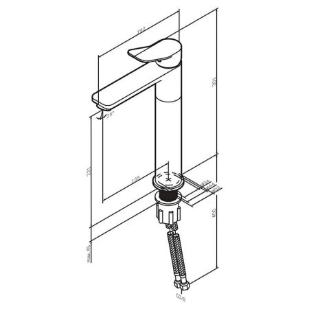 Смеситель AM.PM X-Joy (F85A92044) бронзовый