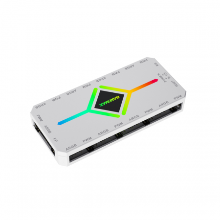 Контроллер подсветки Gamemax V4.0 ARGB+PWM HUB белый