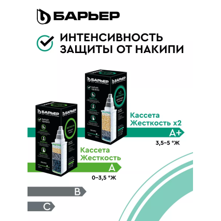 Кассета фильтрующая сменная БАРЬЕР К562Р00 белый (упак. 2 шт.)