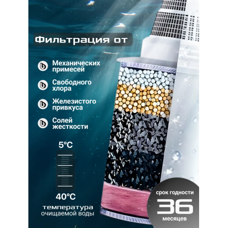 Кассета фильтрующая сменная БАРЬЕР К301Р12 белый