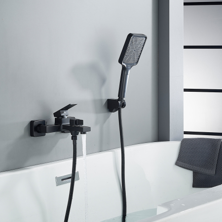 Смеситель для ванны Shevanik S9602H черный