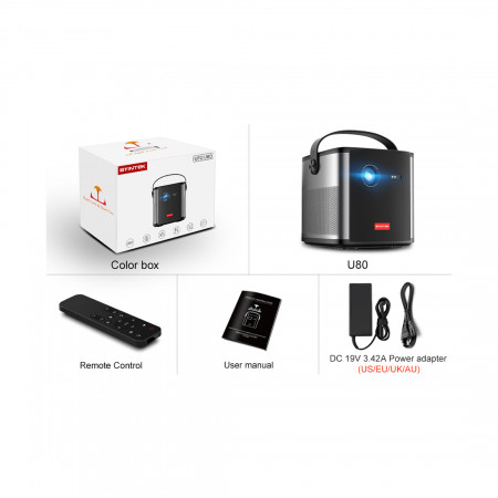 Проектор BYINTEK U80 чёрный