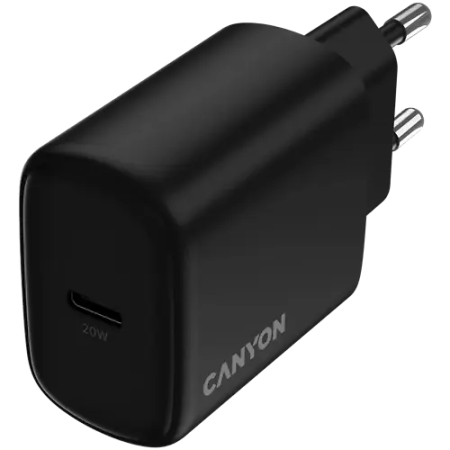 Сетевое зарядное устройство CANYON charger OnCharge 200 (CNE-CHA200-11) черный