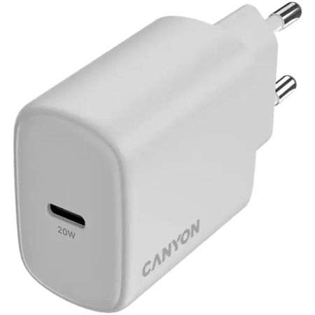 Сетевое зарядное устройство CANYON OnCharge 200 (CNE-CHA200-01) белый