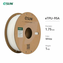 Пластик для 3D принтера eSUN White/1kg/roll (TPU-95A175W1Y1) белый