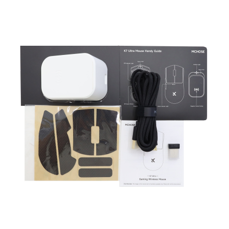 Мышь беспроводная + проводная MCHOSE K7 Ultra (MC-K7-7) белый
