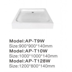Душевой поддон Apollo AP-T128W белый