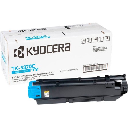 Тонер-картридж лазерный Kyocera TK-5370C (1T02YJCNL0) голубой (с чипом)