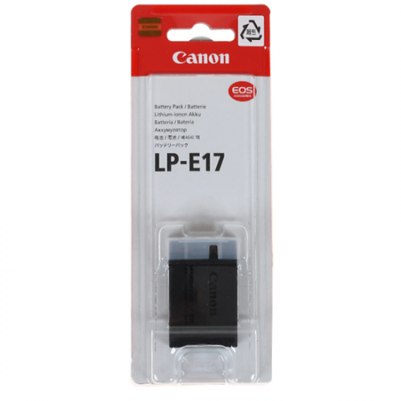 Аккумулятор для фотоаппарата Canon BATTERY PACK LP-E17 (9967B002) черный