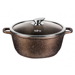 Кастрюля LARA Rio Choco (LR02-201) коричневый 1.5 л
