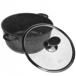 Кастрюля LARA Rio (LR02-204) мрамор 4,2 л
