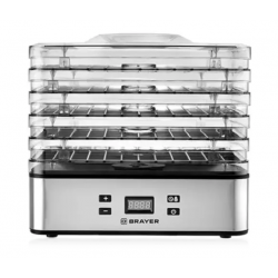 Сушилка для овощей и фруктов BRAYER BR1900 белый Сушилка для овощей и фруктов BRAYER BR1900 белый