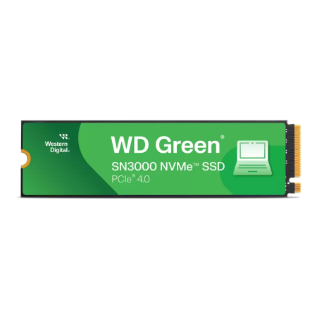 1 ТБ SSD диск Western Digital Green SN3000 (WDS100T4G0E) зеленый