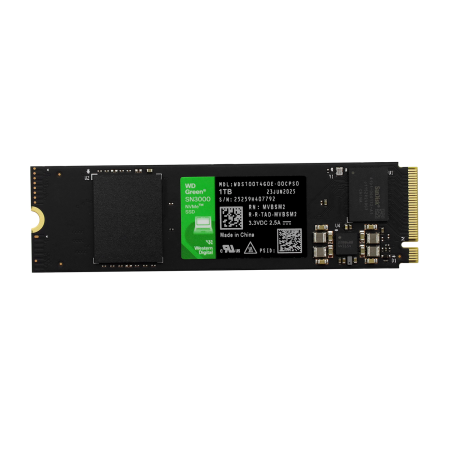 1 ТБ SSD диск Western Digital Green SN3000 (WDS100T4G0E) зеленый