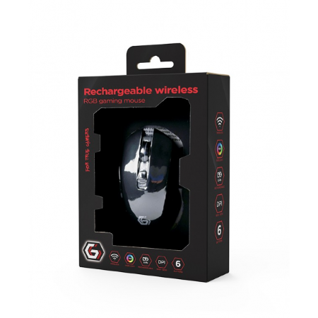 Мышь беспроводная Gembird MUSGW-6BL-02 черный