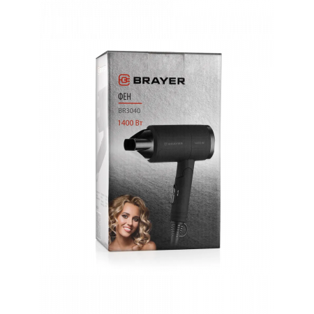 Фен BRAYER 3040BR черный