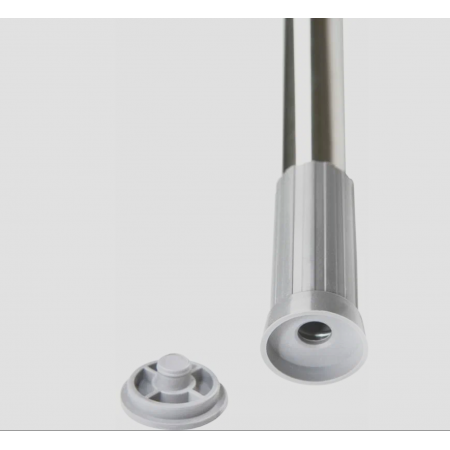 Держатель и штанга для душа Аквалиния 4680018346619 Серый