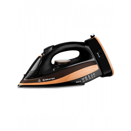 Утюг BRAYER 4010BR чёрный с бежевым Утюг BRAYER 4010BR чёрный с бежевым