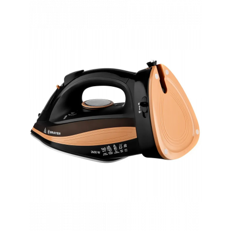 Утюг BRAYER 4010BR чёрный с бежевым Утюг BRAYER 4010BR чёрный с бежевым