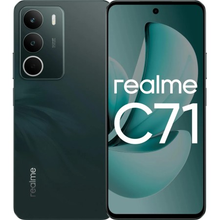 Смартфон Realme C71 RMX5303 8/256 ГБ зеленый