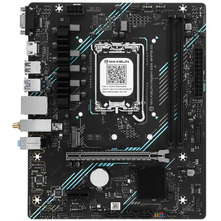 Материнская плата MaxSun MS-H610M 666 WIFI6 D5 черный