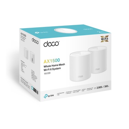 MESH-комплект TP-Link Deco X1500 2-pack (Deco X1500 2-pack) белый