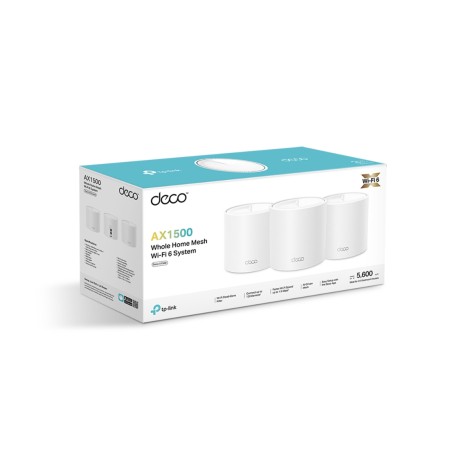 MESH-комплект TP-Link Deco X1500 3-pack (Deco X1500 3-pack) белый