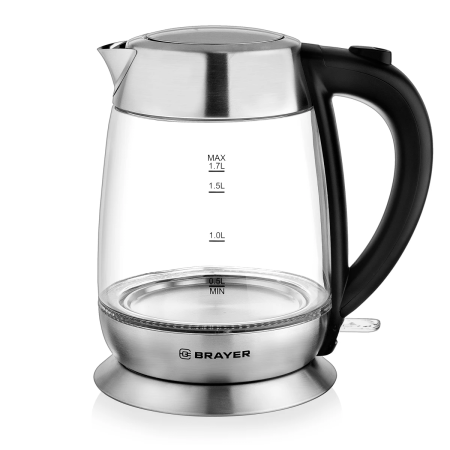Электрический чайник BRAYER BR1010 серебристый