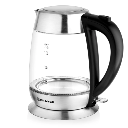 Электрический чайник BRAYER BR1010 серебристый