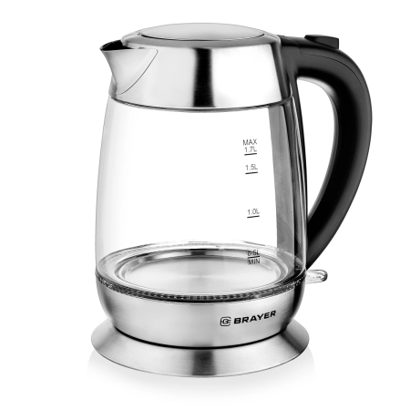 Электрический чайник BRAYER BR1010 серебристый