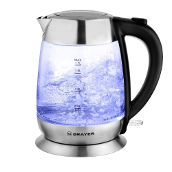 Электрический чайник BRAYER BR1010 серебристый