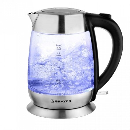 Электрический чайник BRAYER BR1010 серебристый