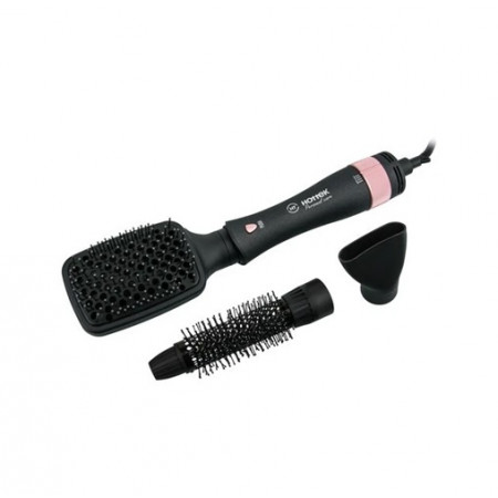 Фен-щетка HOTTEK HT-967-030 черный/розовый