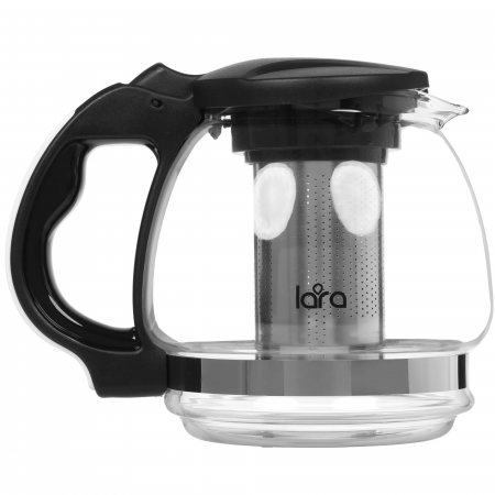 Чайник заварочный с ситечком Lara LR06-16 1.5 л прозрачный Чайник заварочный с ситечком Lara LR06-16 1.5 л прозрачный