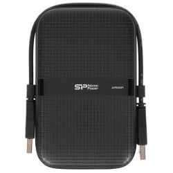 2 ТБ Внешний жесткий диск Silicon Power Armor A60 (SP020TBPHDA60S3A) черный 2 ТБ Внешний жесткий диск Silicon Power Armor A60 (SP020TBPHDA60S3A) черный
