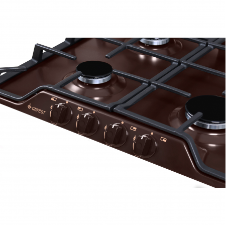 Варочная панель газовая GEFEST ПВГ (1212 К7) коричневый