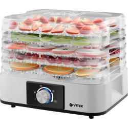 Сушилка для овощей и фруктов VITEK VT-5067 белый Сушилка для овощей и фруктов VITEK VT-5067 белый