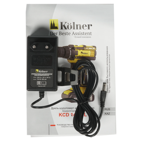 Дрель-шуруповерт Kolner KCD 14.4/2L желтый