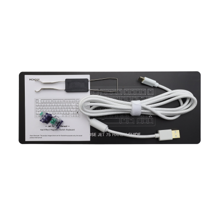 Клавиатура проводная MCHOSE Jet 75 E-sport White Topographic (MC-Jet75-9) белый