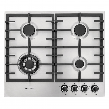 Варочная панель газовая GEFEST ПВГ (1214-01 К5) Нержавеющая сталь