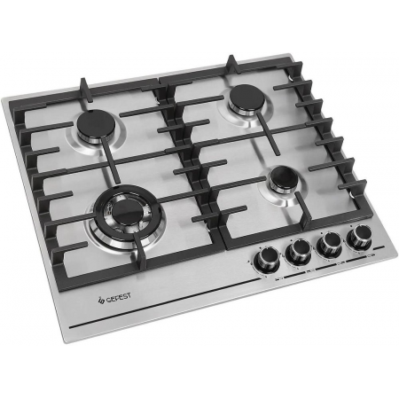Варочная панель газовая GEFEST ПВГ (1214-01 К5) Нержавеющая сталь