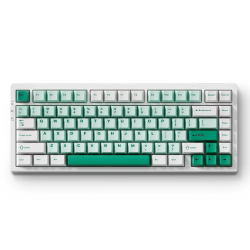 Клавиатура беспроводная + проводная MCHOSE G75 PRO Green (G75-9A) белый/зеленый