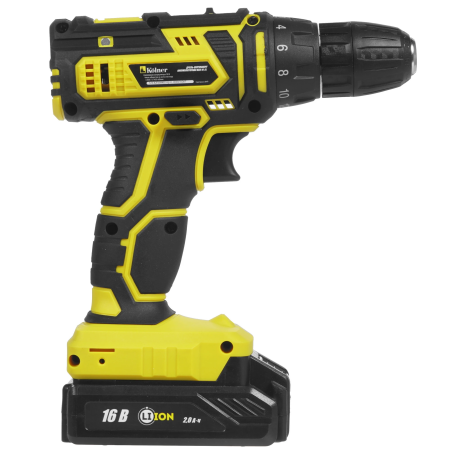 Дрель-шуруповерт Kolner KCD 16-2L желтый